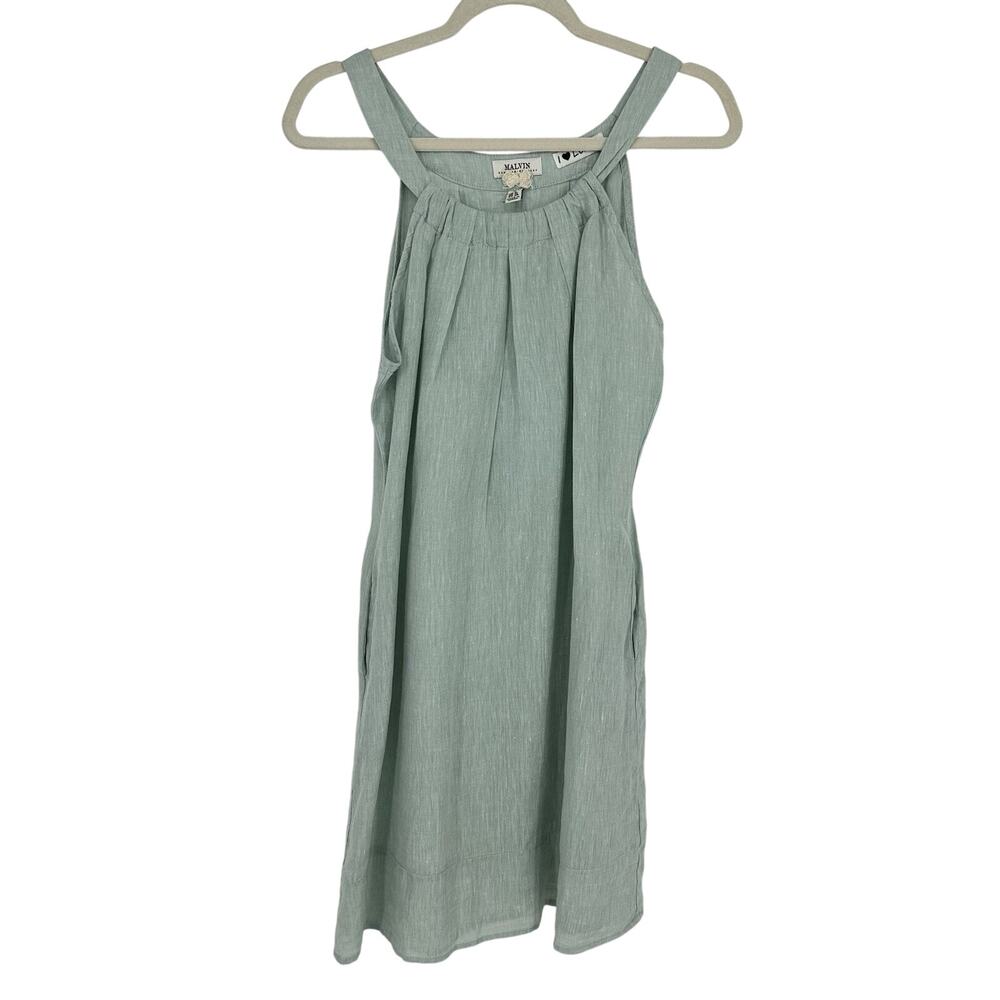 Malvin Made In Germany Dress S Linen Ramie Green Travel Cruise Resort Lagenlook